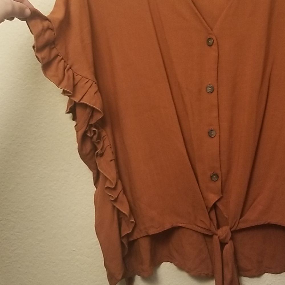 Rust blouse - Picture 3 of 3